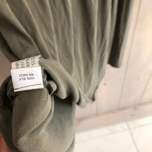 Banana Republic Dresses - Banana republic silk olive green dress womens xl Banana Republic Dresses - Banana republic silk olive green dress womens xl